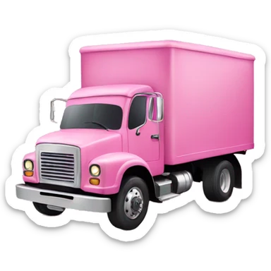 Pink truck sticker