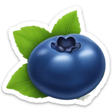 Blueberry sticker