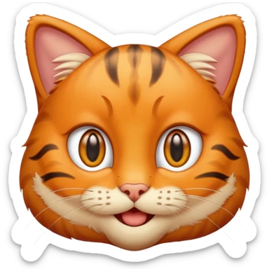 cool garfield cat sticker