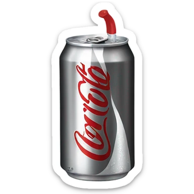 Diet Coke can sticker