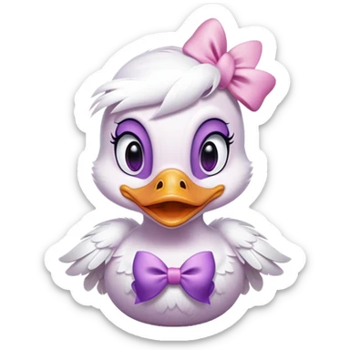classic Daisy Duck from Disney sticker