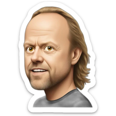 Lars ulrich sticker