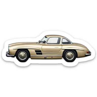 mercedes 300 sl sticker