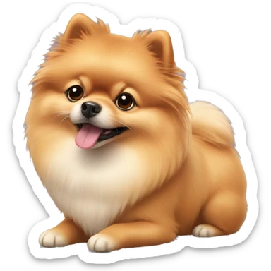 pomeranian sticker