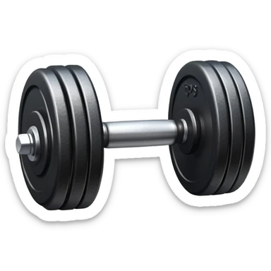 fitness dumbbell sticker