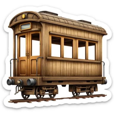 train car sticker
