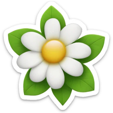 Flower sticker
