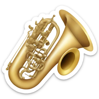 Baritone instrument sticker