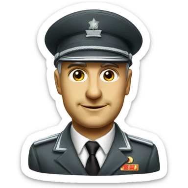 soviet engineer diplomat full scale photoealistic sticker