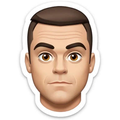 Robbie Williams sticker