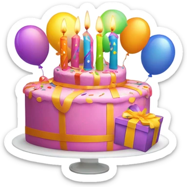 Birthday sticker