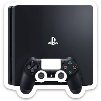 ps4 slim console only sticker