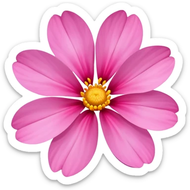 Pink flowers sticker