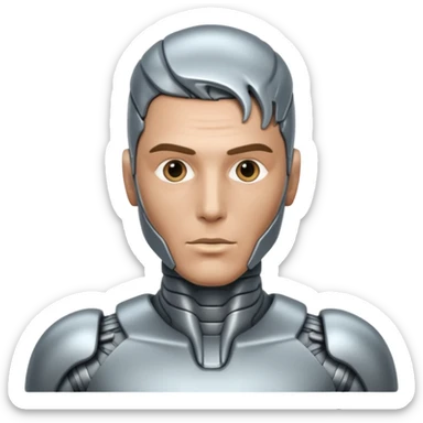 bionic man sticker