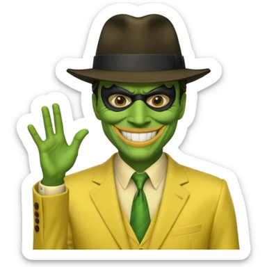 jim carrey the mask sticker