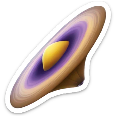 spinning top galaxy sticker