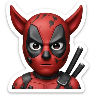 dogpool from Deadpool & Wolverine movie sticker