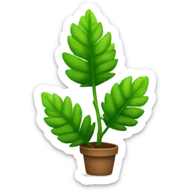 Plant sticker