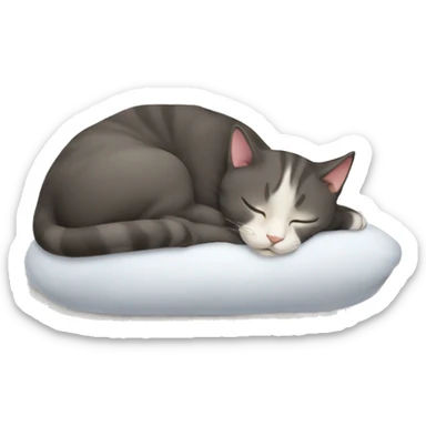 Cat sleeping  sticker