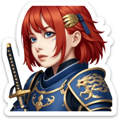 Samurai Strategist sticker