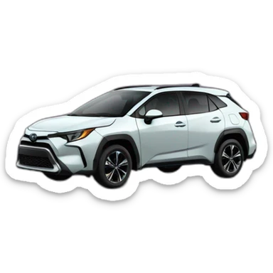 Toyota corolla cross 2021 sticker