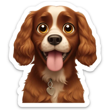 Pixar spaniel sticker
