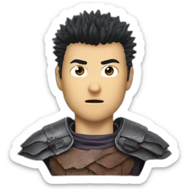 Guts from berserk sticker