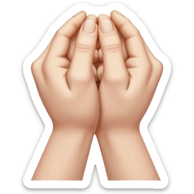 two hands gesturing a strangling motion with no person included  sticker