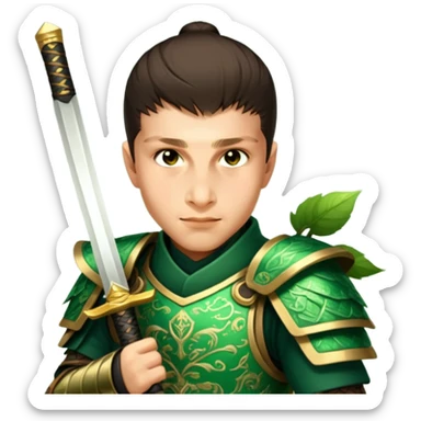 Emerald Samurai sticker