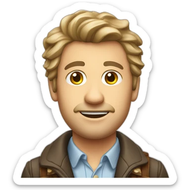 Bavarian guy in hamburg sticker