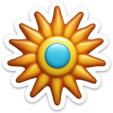 Sunburst candy sweets  sticker