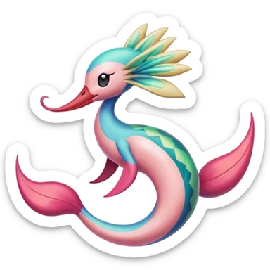  Exotic Meloetta-Milotic-Kirby-Fakémon-creature-hybrid sticker
