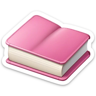Icone book utilise couleurs rose sticker