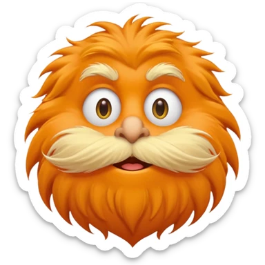 I want Lorax more accurate to the Dr suess film  sticker