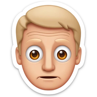 Patrick with sarcasm face sticker