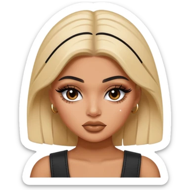 kylie jenner as pretty bratz baddie sticker