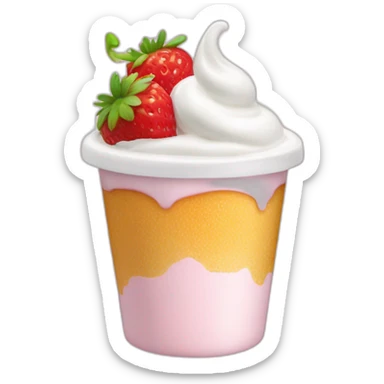 erdbeer joghurt sticker