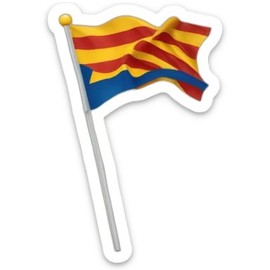 flag of Catalonia sticker