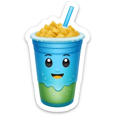 taco bell baja blast freeze cup sticker