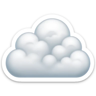 foggy weather sticker