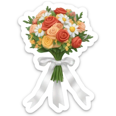 Wedding “Bouquet of flowers” sticker