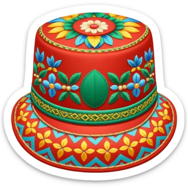 a nigerian hat sticker