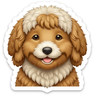golden doodle  sticker