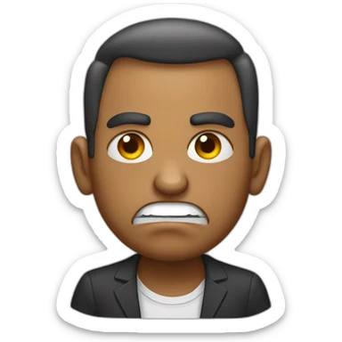 angry trump supporter racist sticker