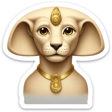 Beige sphinx  sticker