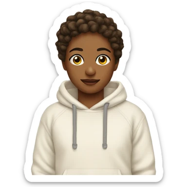 Cozy sweatshirt set sticker