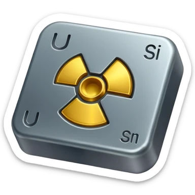 uranium sticker