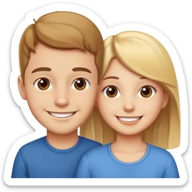 brother and sister sticker