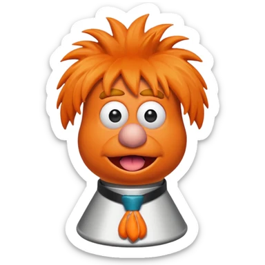 Beaker Muppets sticker