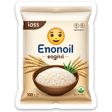 package of rice sticker